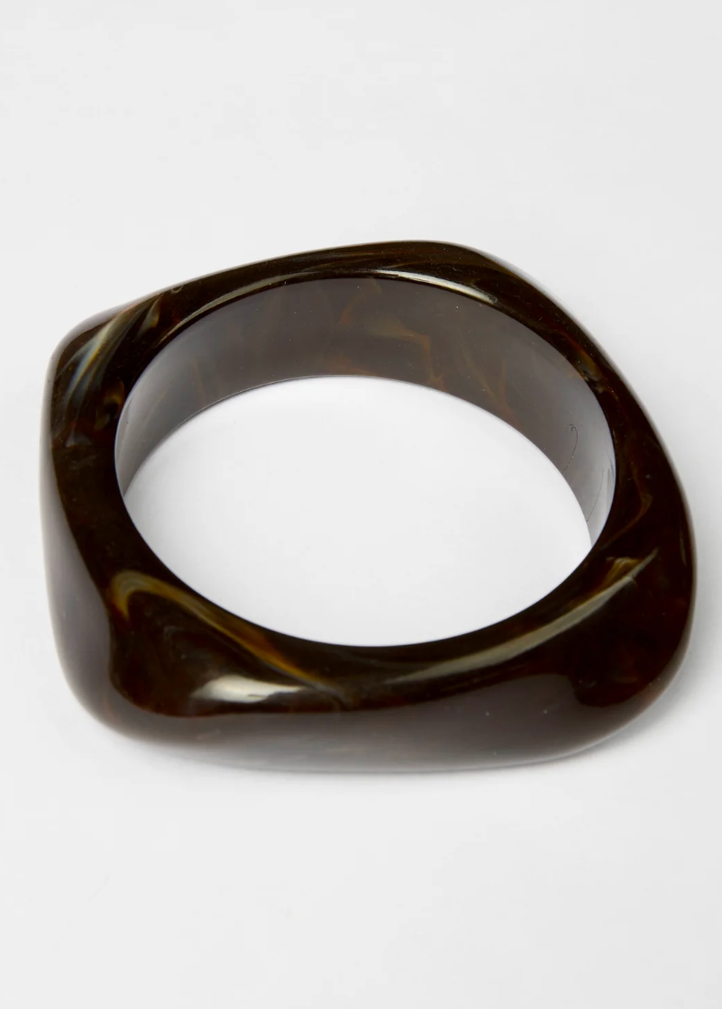 Bangle - Black Agate | Abbey Road Kaikoura