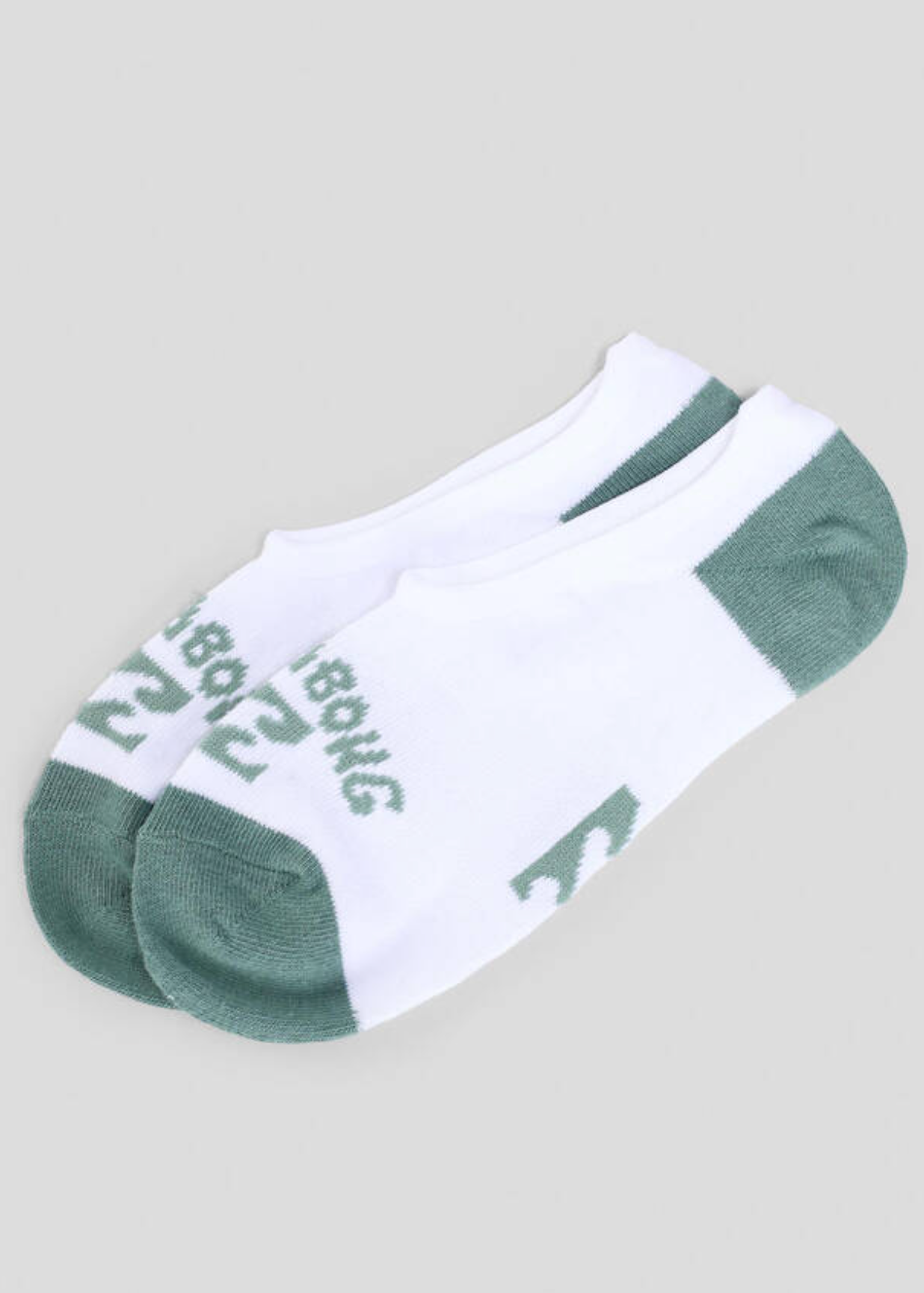 Billabong Invisible Sock - White/Forest | Abbey Road Kaikoura