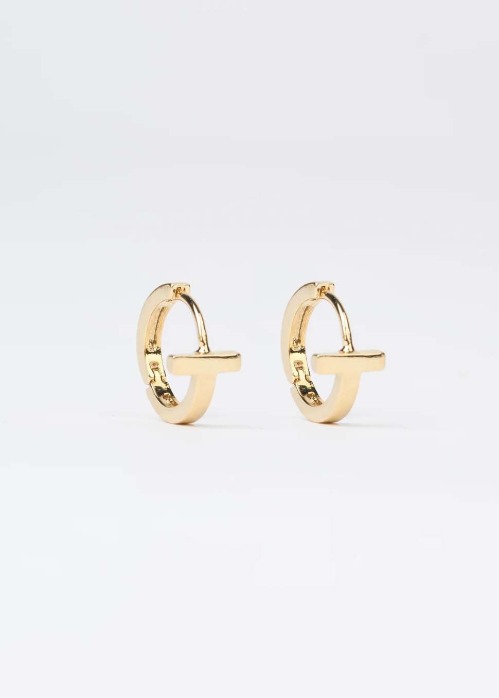 Earrings - T-Bar / Gold | Abbey Road Kaikoura