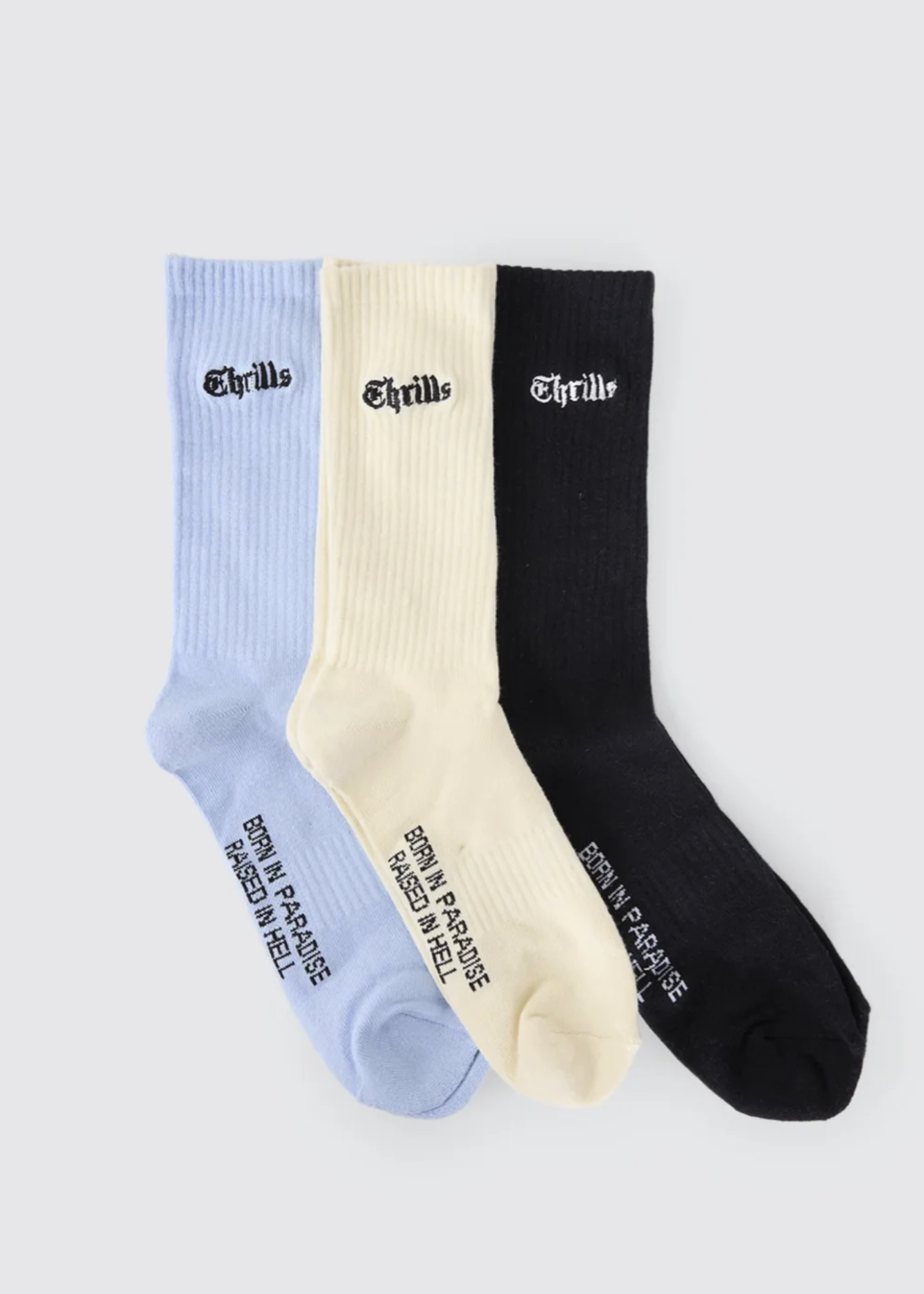Everything In Its Place Socks / 3 Pack | Abbey Road Kaikoura