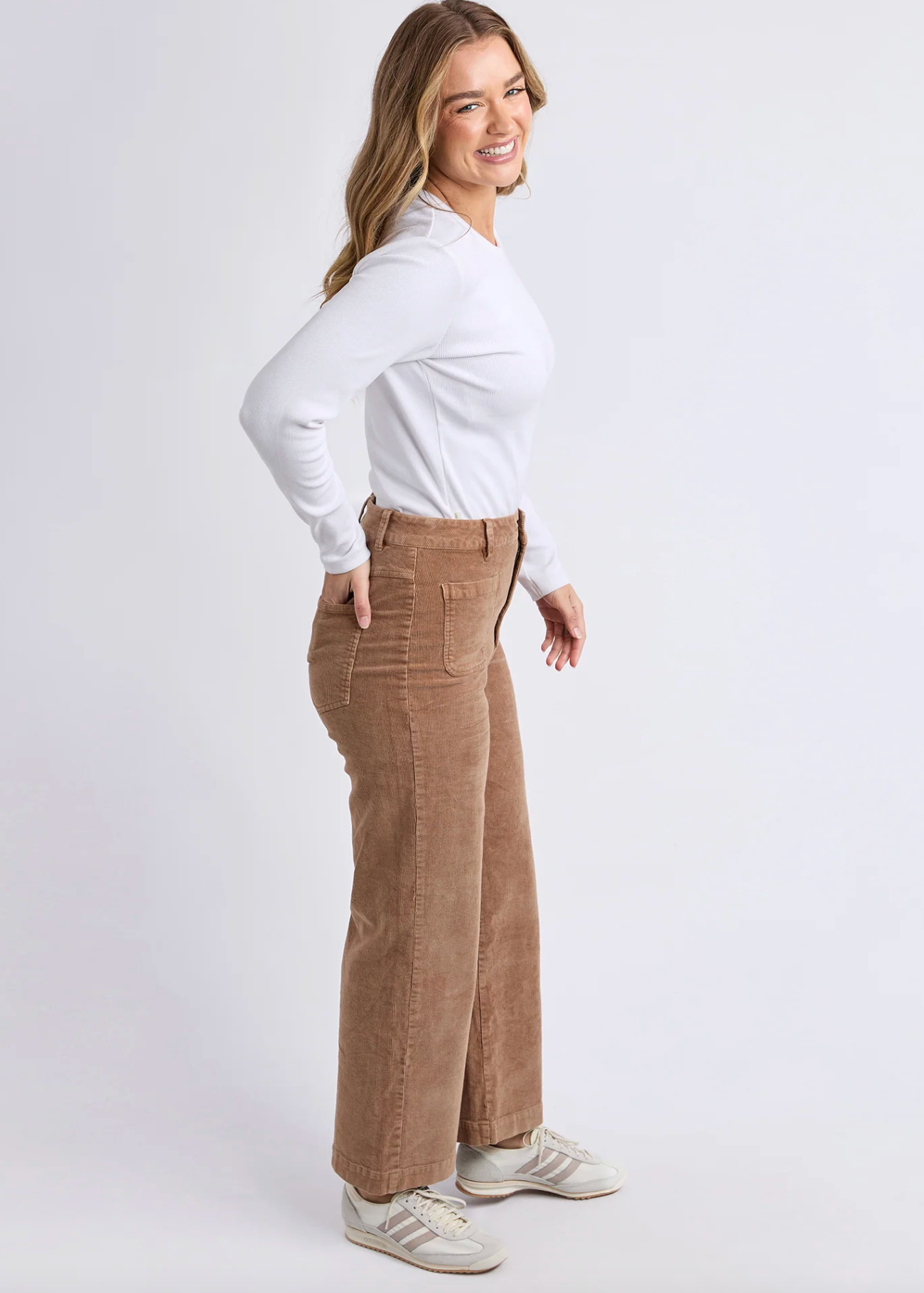 Henrietta Cord Pant Toasted Coconut | Abbey Road Kaikoura