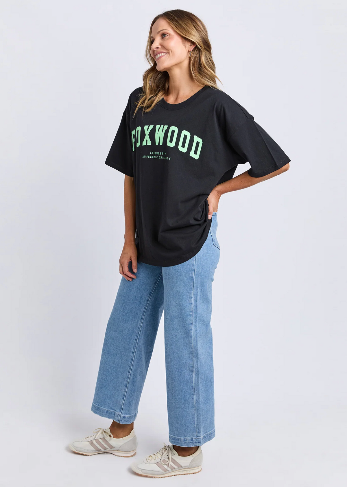 Interval Tee - Black/Bright Green | Abbey Road Kaikoura