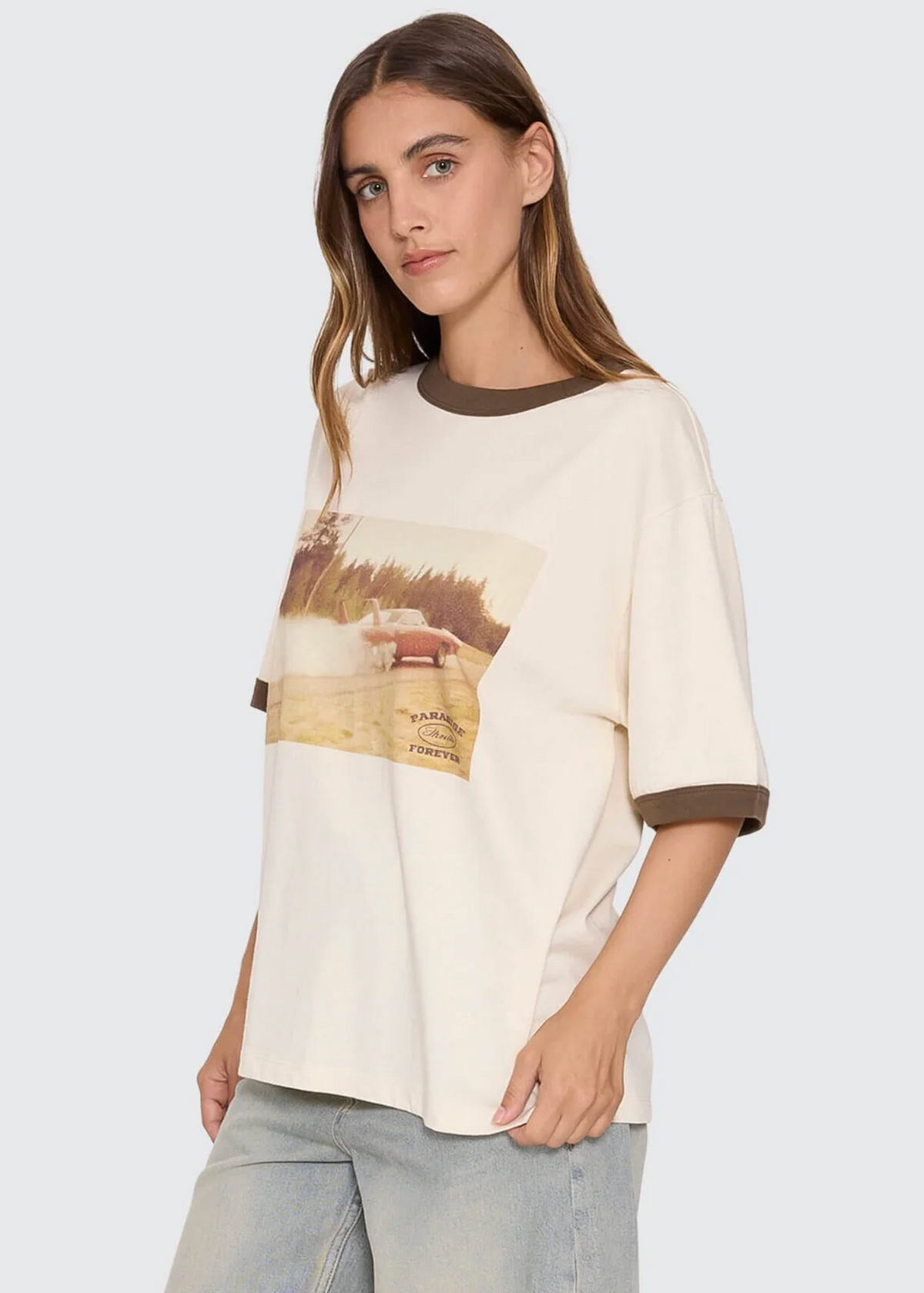 Last Stop Box Fit Tee - Heritage Tee | Abbey Road Kaikoura