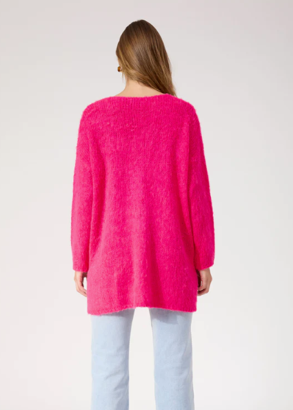 Lyon Relaxed Jumper - Hot Pink/ One Size