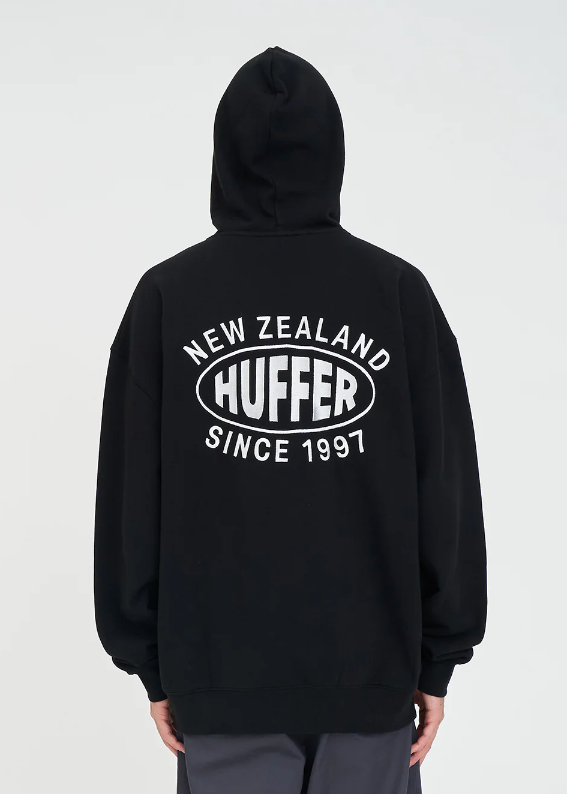 Mens Saturday Hood/Homer - Black | Abbey Road Kaikoura