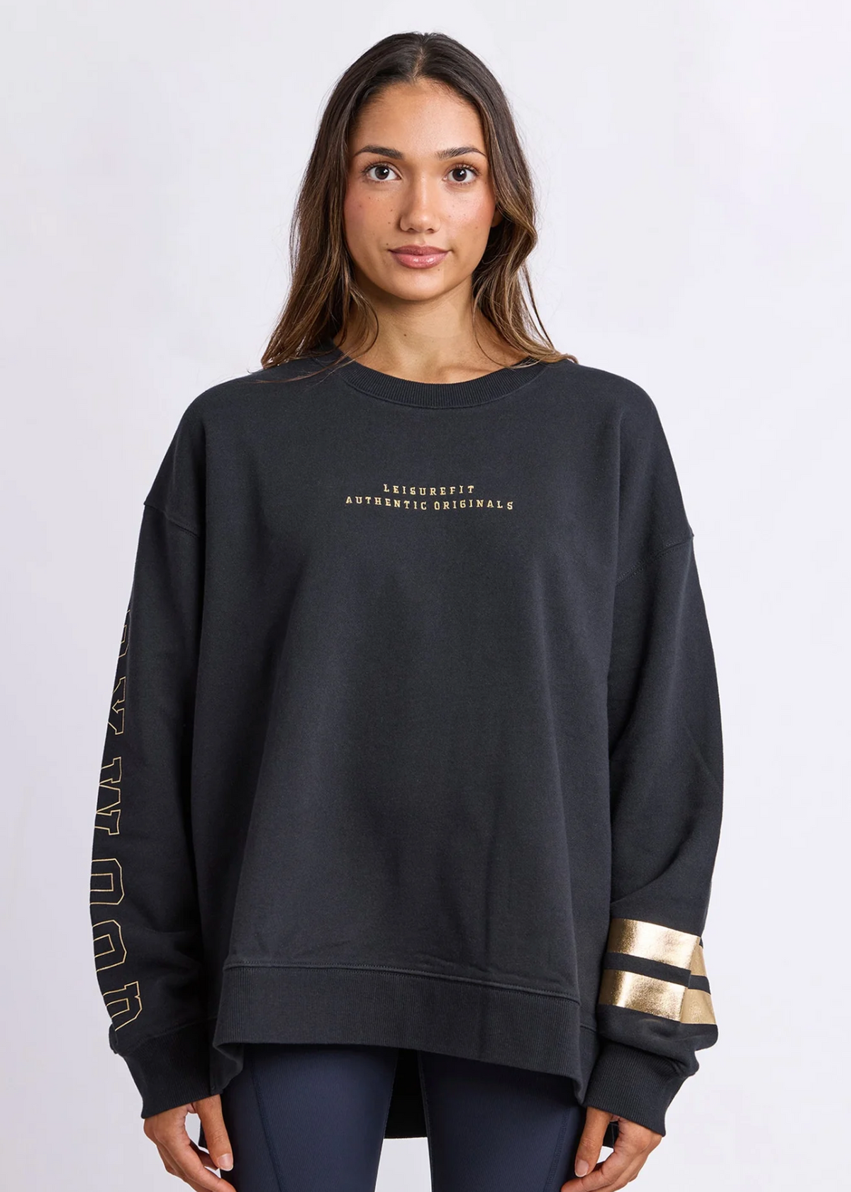 Metallic Origin Crew - Black/Gold | Abbey Road Kaikoura