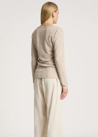 Rumi Long Sleeve Top - Bisque | Abbey Road Kaikoura