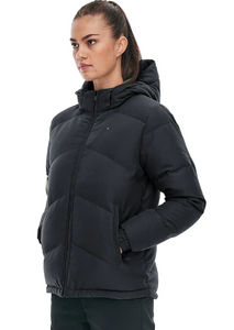 Huffer WMNS Classic Down Jacket/Black|Abbey Road