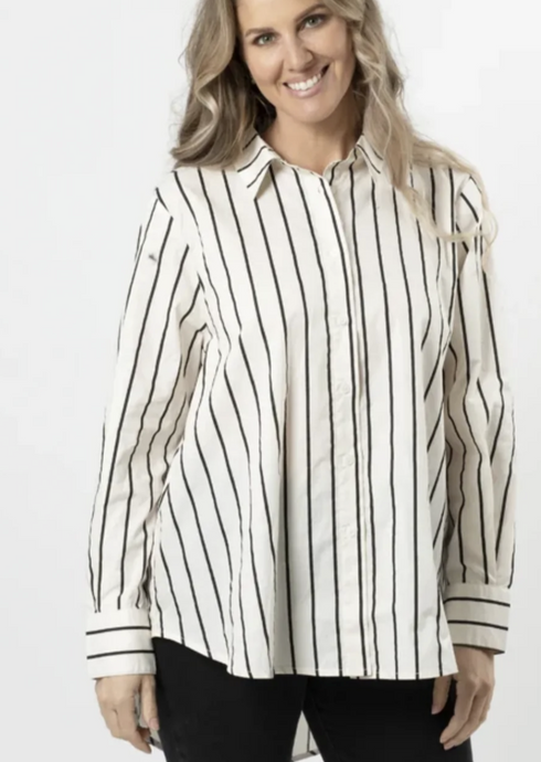 Stella & Gemma Zola Shirt - Black Stripe|Abbey Road