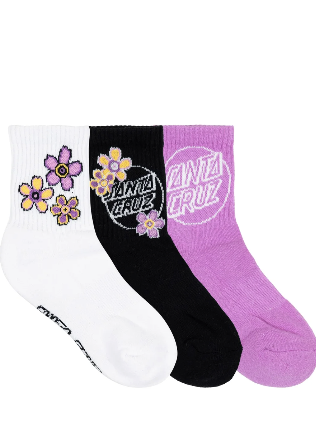 Blooming Stack Mix Mid - Girls Black-White-Purple | Abbey Road Kaikoura