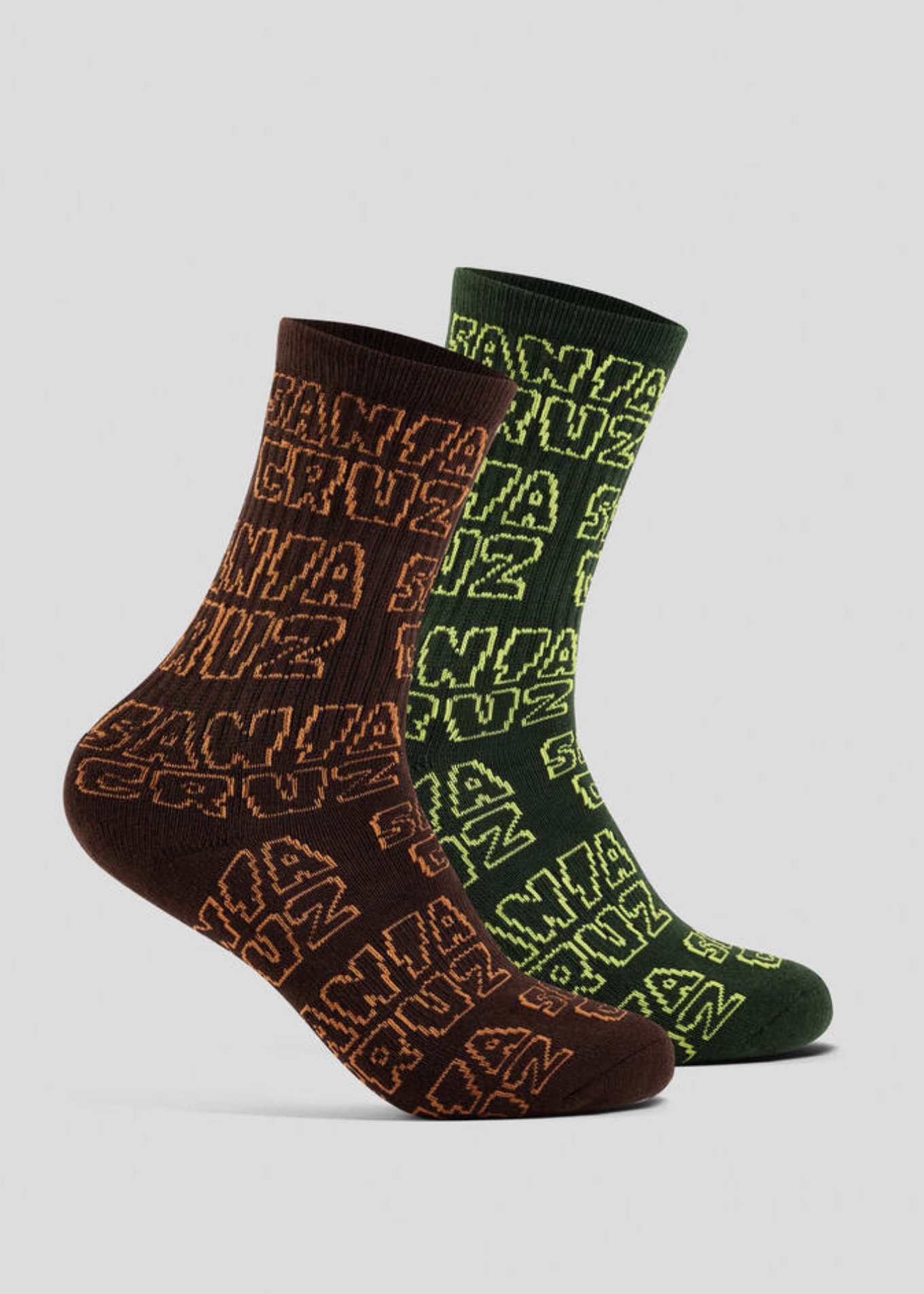 Multi Cruz Stack Repeat Crew brown - dark green | Abbey Road Kaikoura