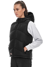 Load image into Gallery viewer, Huffer Wmns Classic Down Vest/Black|Abbey Road