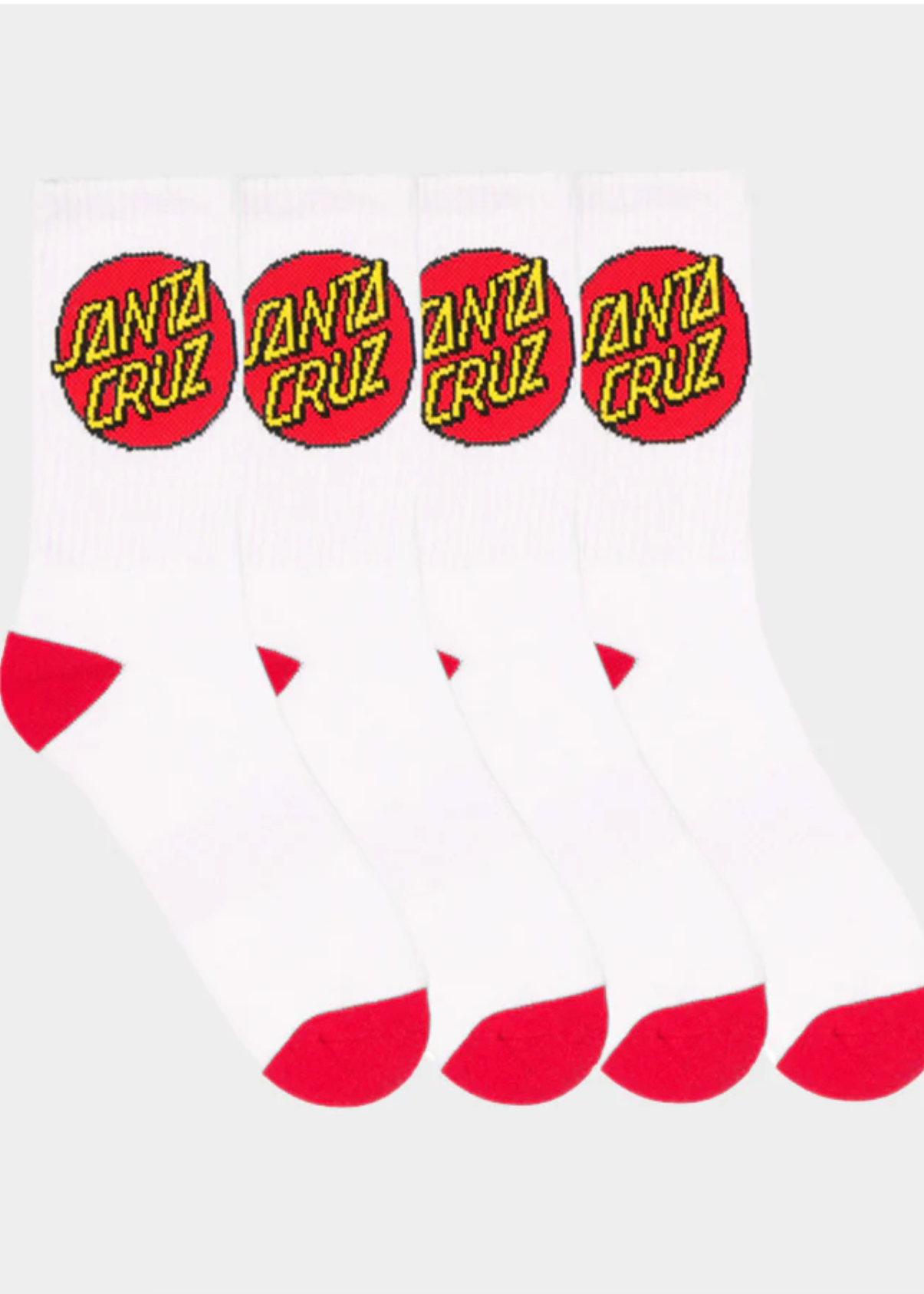 Classic Dot Sock 7-11 - White | Abbey Road Kaikoura