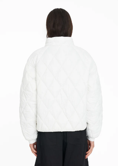 Wmns Quilted Loft Jacket - White | Abbey Road Kaikoura