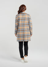 Load image into Gallery viewer, ZAFINA Vera Jacket - Blue Brown Plaid | Abbey Road Kaikoura