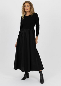HUMIDITY Eva Dress - Black | Abbey Road Kaikoura