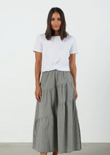 Load image into Gallery viewer, ET ALIA Evie Skirt Black Gingham | Abbey Road Kaikoura