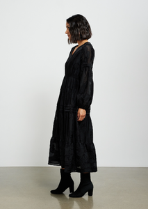 ET ALIA Mikayla Dress - Black Monet | Abbey Road Kaikoura
