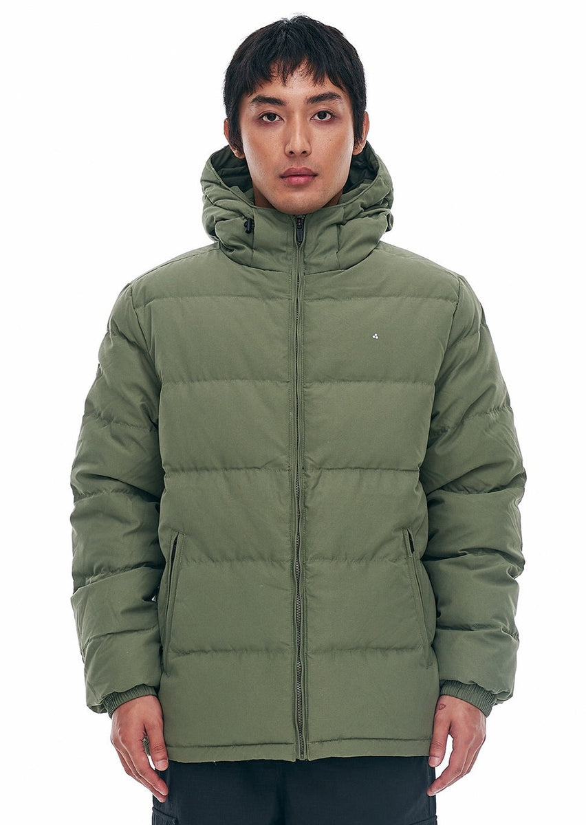 Huffer Mens Classic Down Jacket/ KhakiAbbey Road Abbey Road Kaikoura
