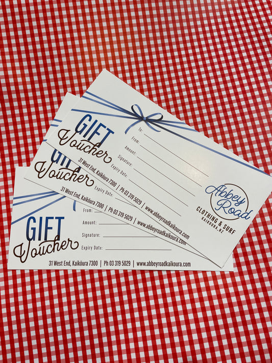 Abbey Road Kaikoura Gift Voucher