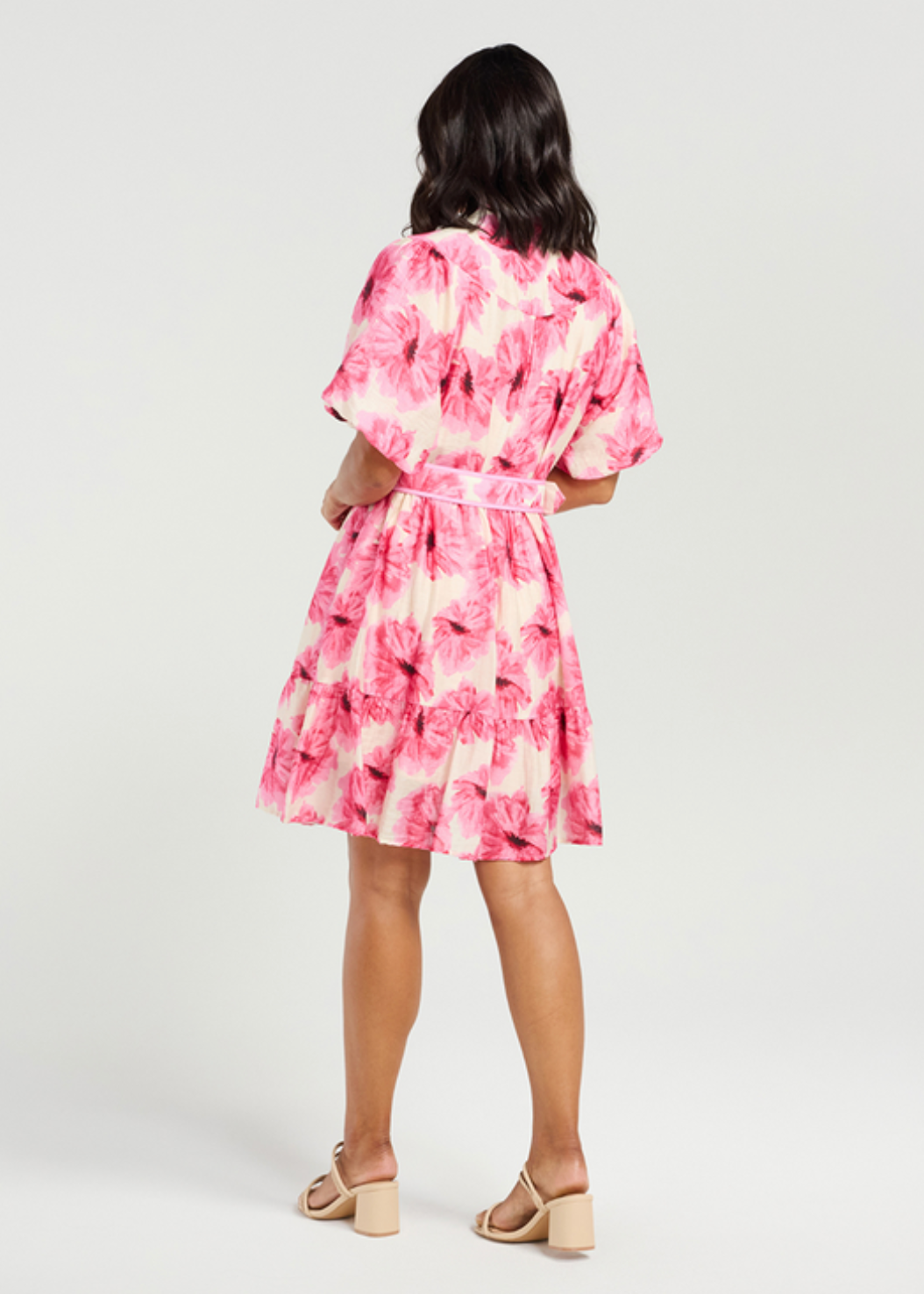 Addie Dress Pink Bloom | Abbey Road Kaikoura