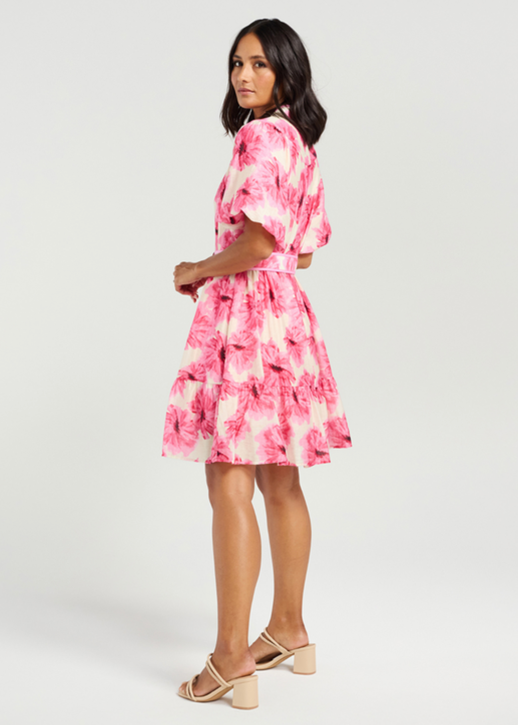 Addie Dress Pink Bloom | Abbey Road Kaikoura