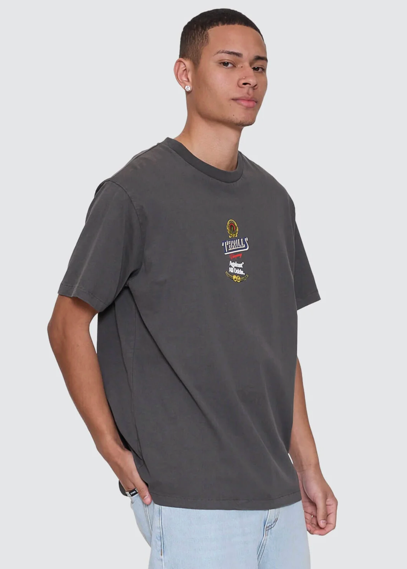 Against All Odds Merch Fit Tee - Merch Black | Abbey Road Kaikoura