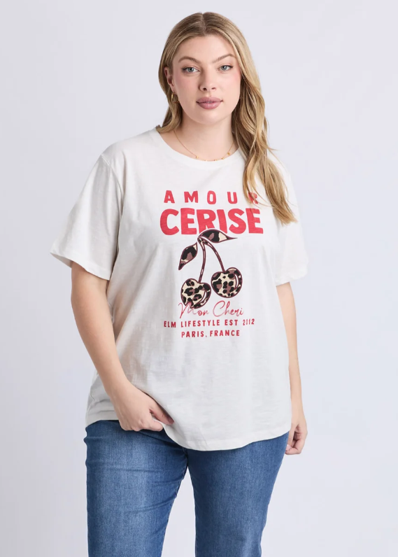 Amore Cerise Tee | Abbey Road Kaikoura