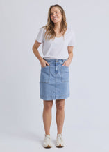 Load image into Gallery viewer, Atlas Denim Skirt Blue | Abbey Road Kaikoura