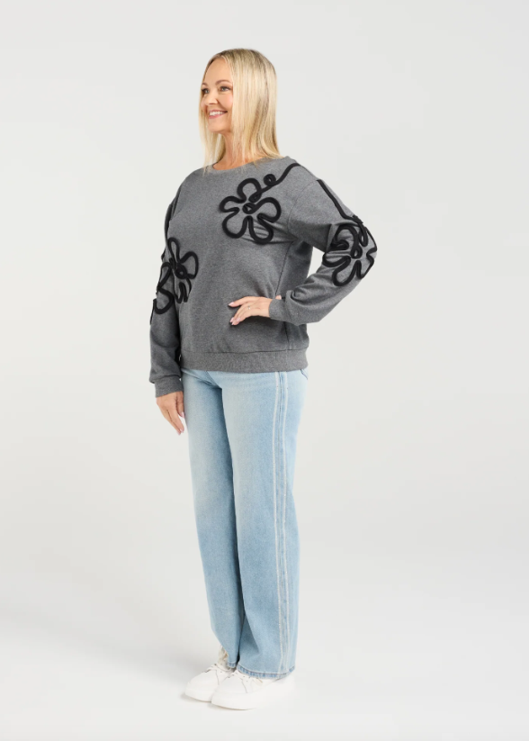 Aurelia Sweat - Grey | Abbey Road Kaikoura