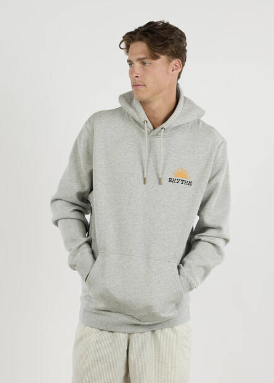 Awake Fleece Hood - Grey | Abbey Road Kaikoura