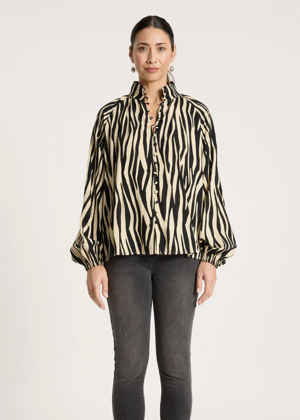 Bajau Button Shirt Savanna | Abbey Road Kaikoura 