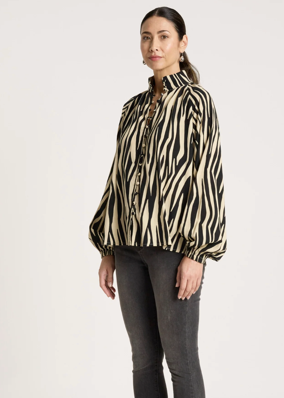 Bajau Button Shirt Savanna | Abbey Road Kaikoura 