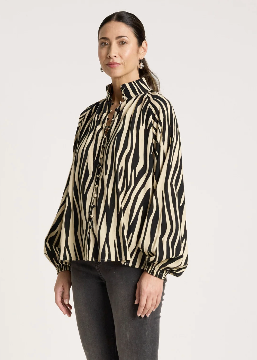Bajau Button Shirt Savanna | Abbey Road Kaikoura 