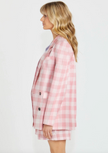 Load image into Gallery viewer, Sass Pippa Blazer/Pink Check|Abbey Road