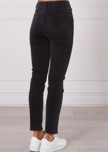 Monaco Olivia Mum Jean/Black |Abbey Road