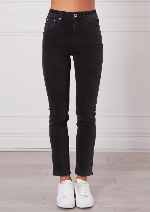 Monaco Olivia Mum Jean/Black |Abbey Road
