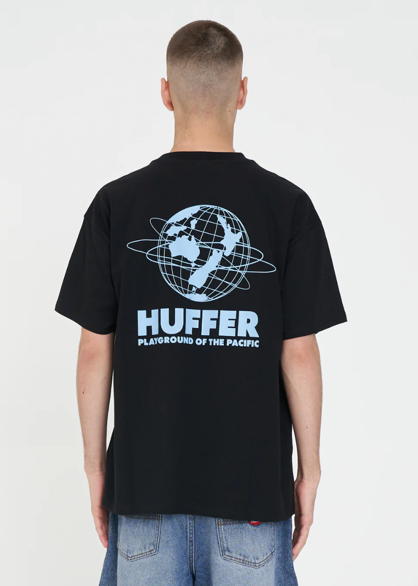 Block Tee220 / Jet Set Black | Abbey Road Kaikoura