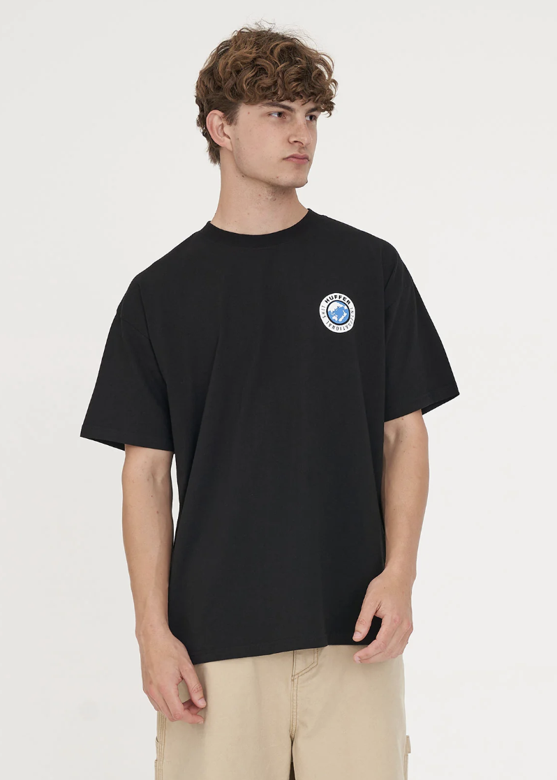 Block Tee 220 - INTL / Black | Abbey Road Kaikoura