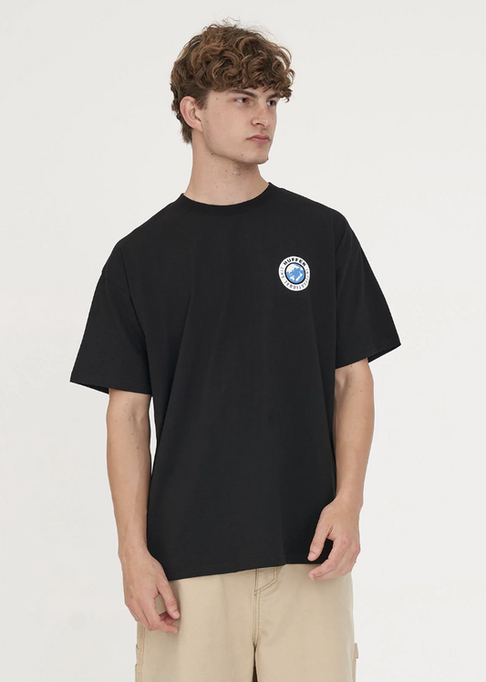 Block Tee 220 - INTL / Black | Abbey Road Kaikoura