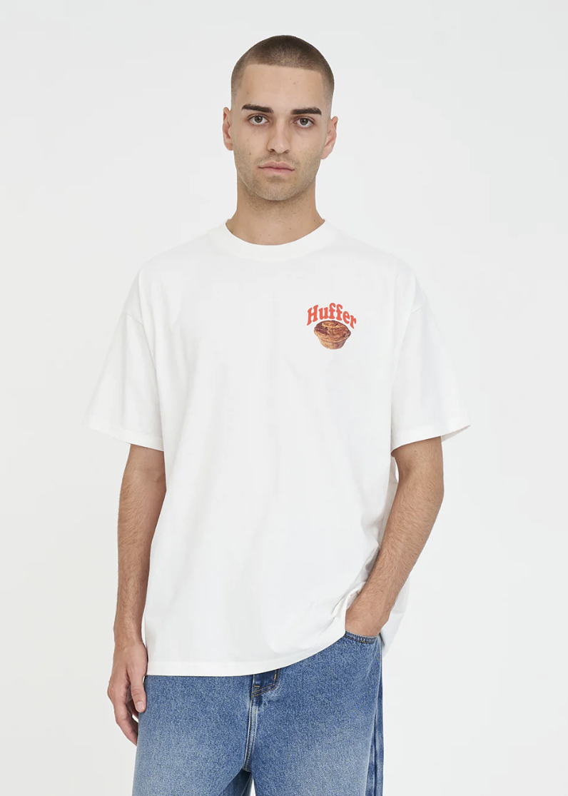 Block Tee 220/ PieDay - Chalk | Abbey Road Kaikoura