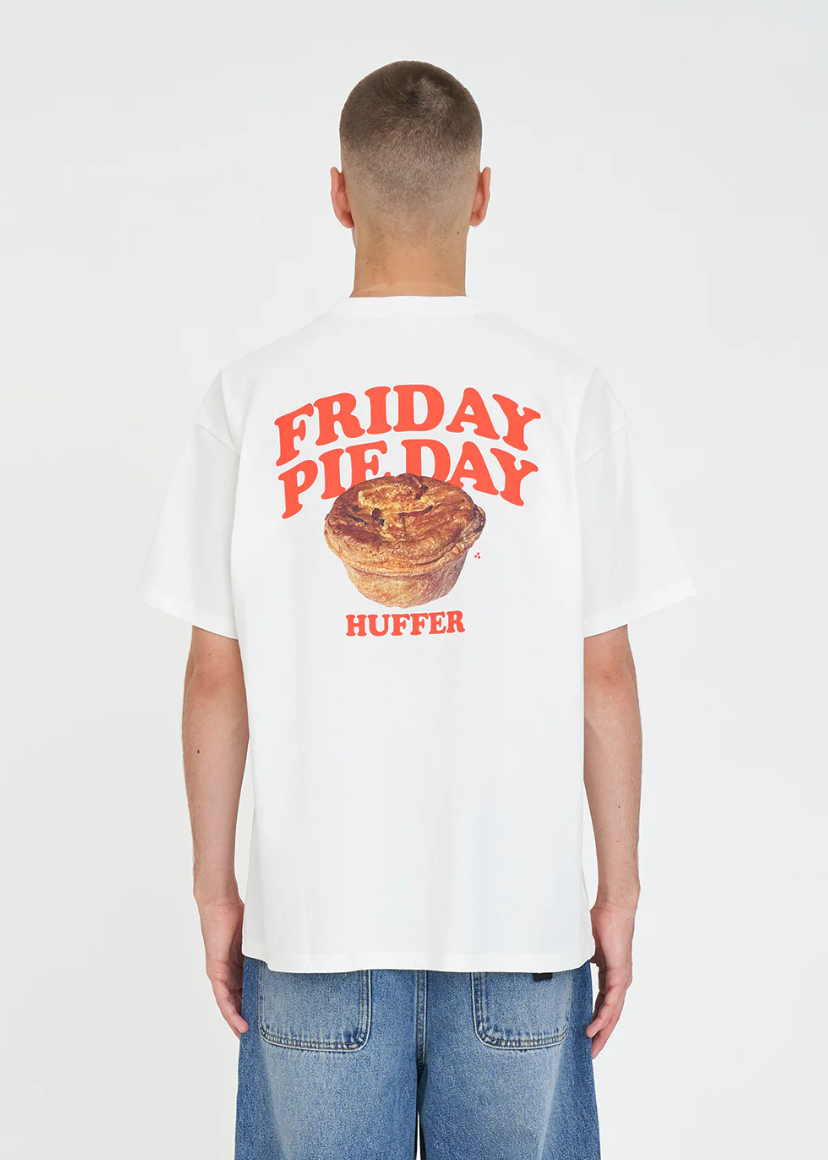 Block Tee 220/ PieDay - Chalk | Abbey Road Kaikoura