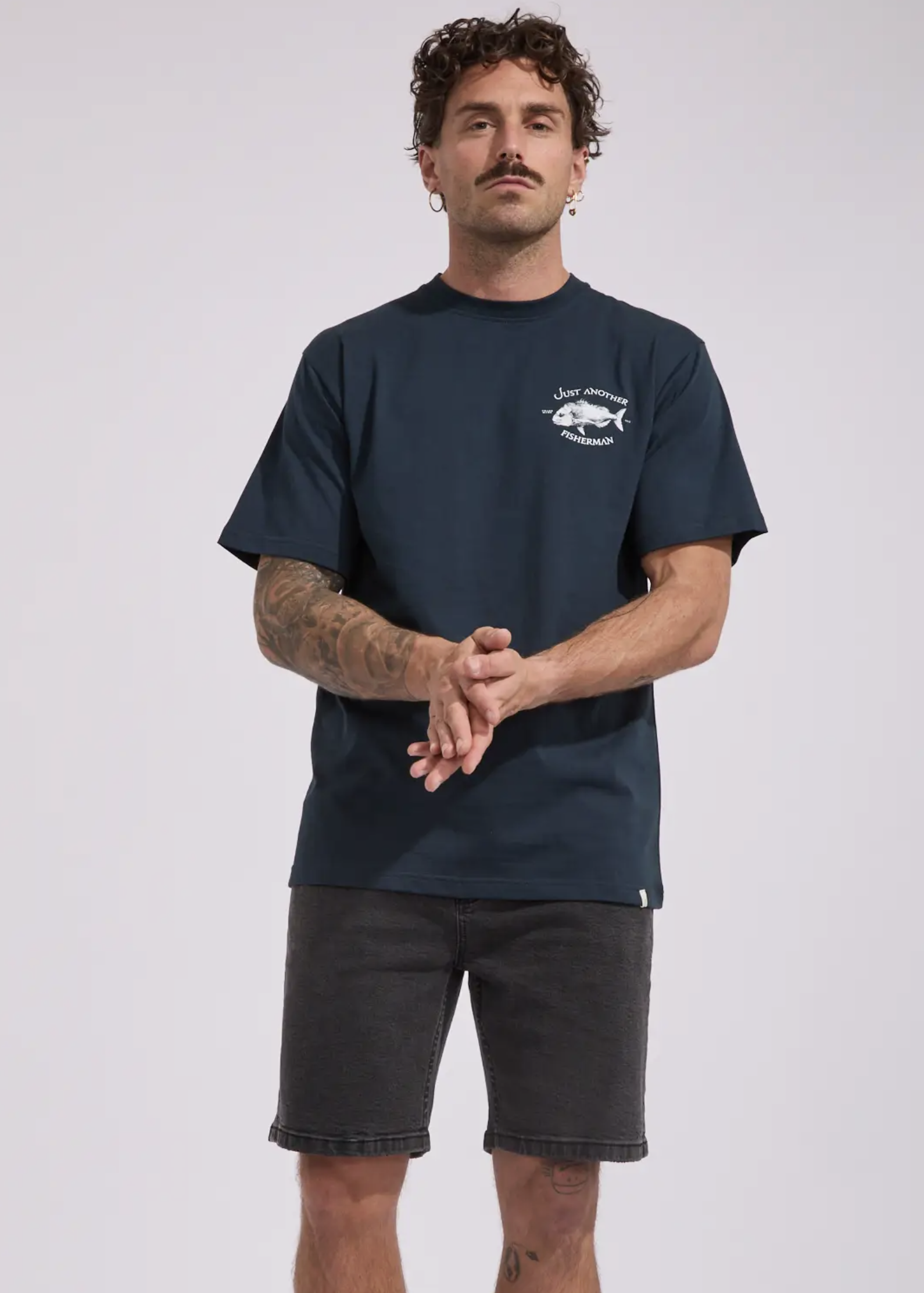 Bones Denim Shorts - Ash Black | Abbey Road Kaikoura 