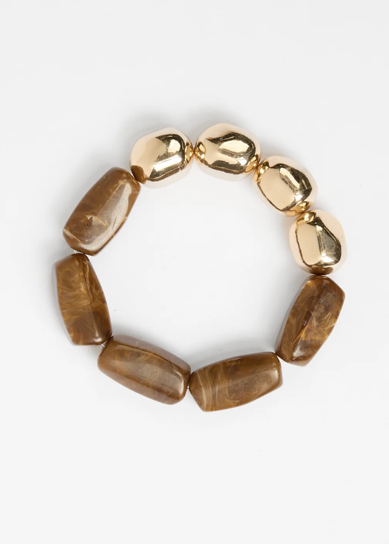Bracelet Beads - Brown | Abbey Road Kaikoura
