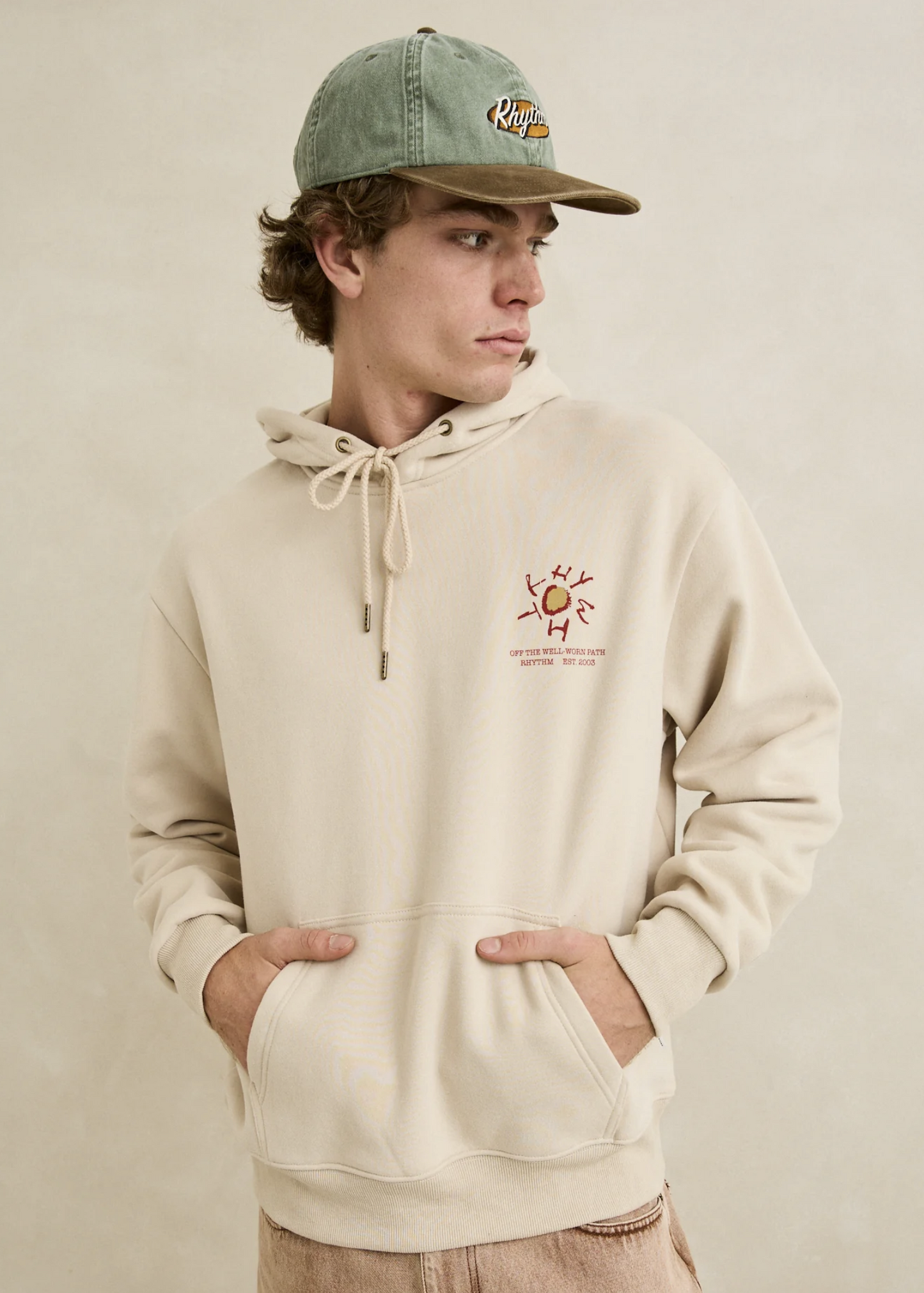 Cactus Fleece Hoodie - Moonrock | Abbey Road Kaikoura