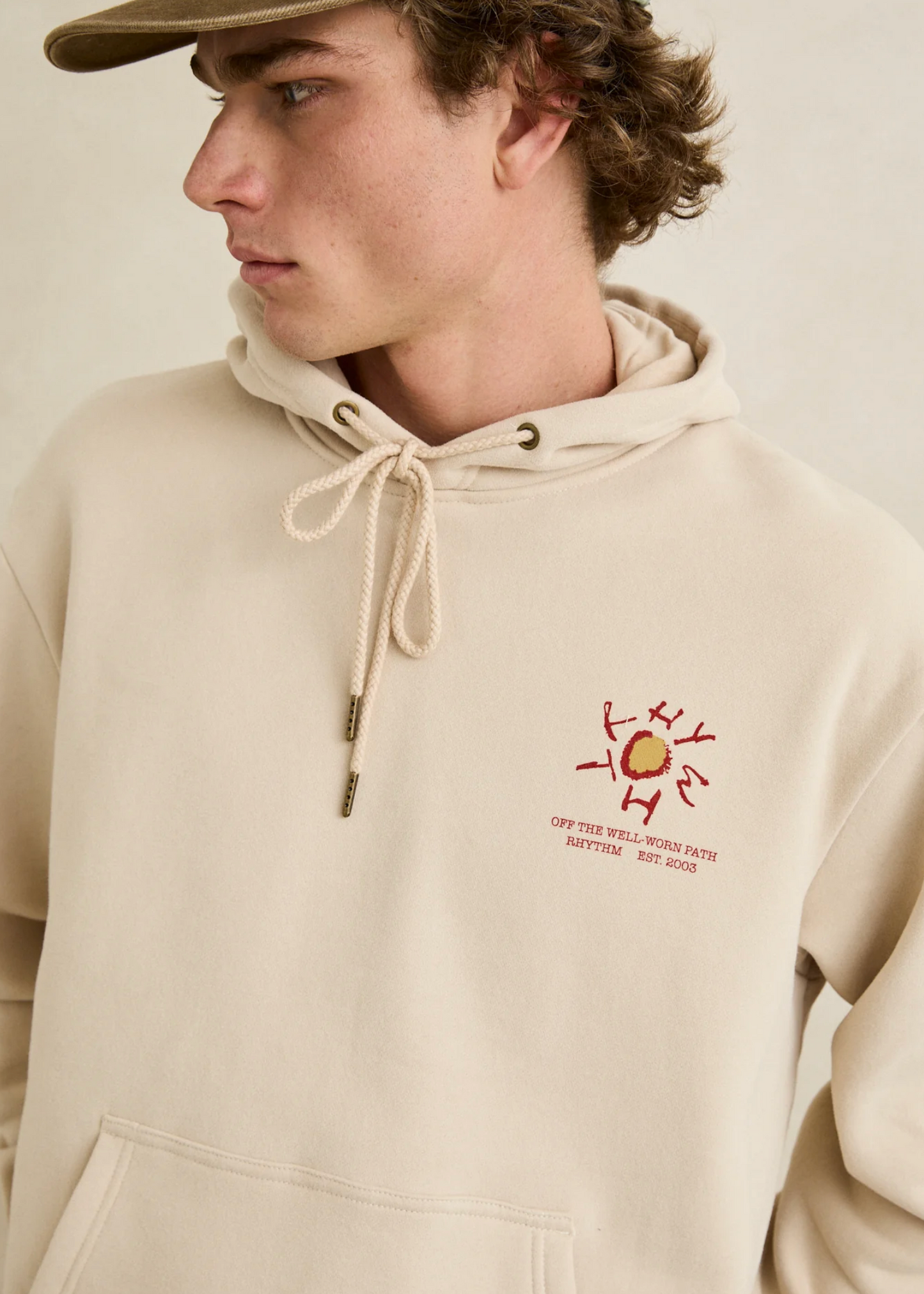 Cactus Fleece Hoodie - Moonrock | Abbey Road Kaikoura