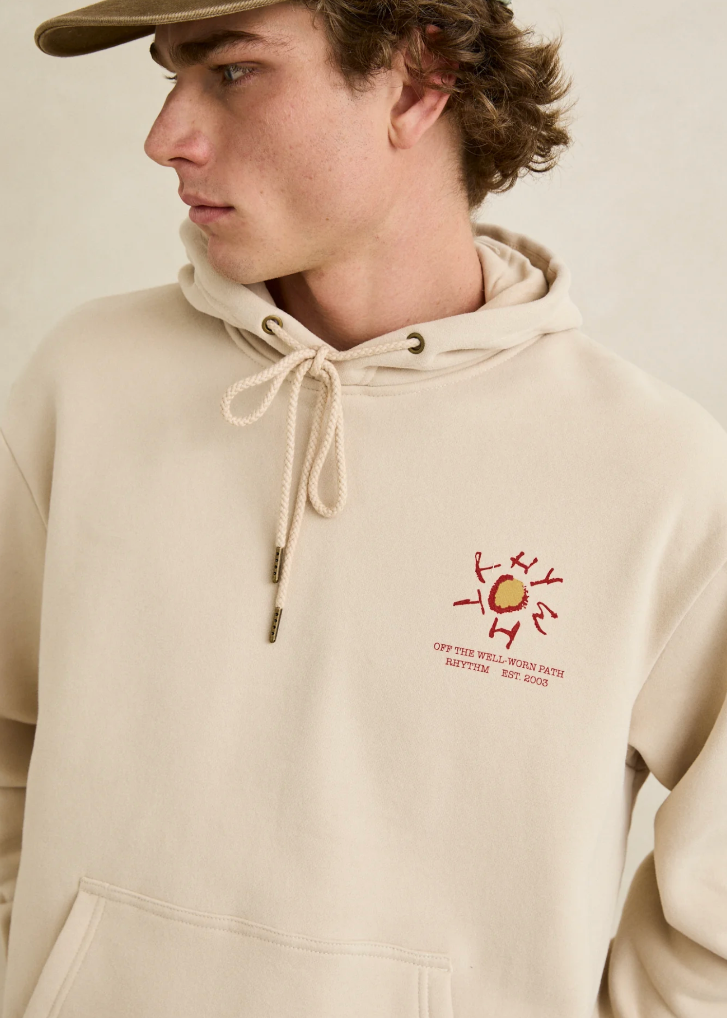 Cactus Fleece Hoodie - Moonrock | Abbey Road Kaikoura