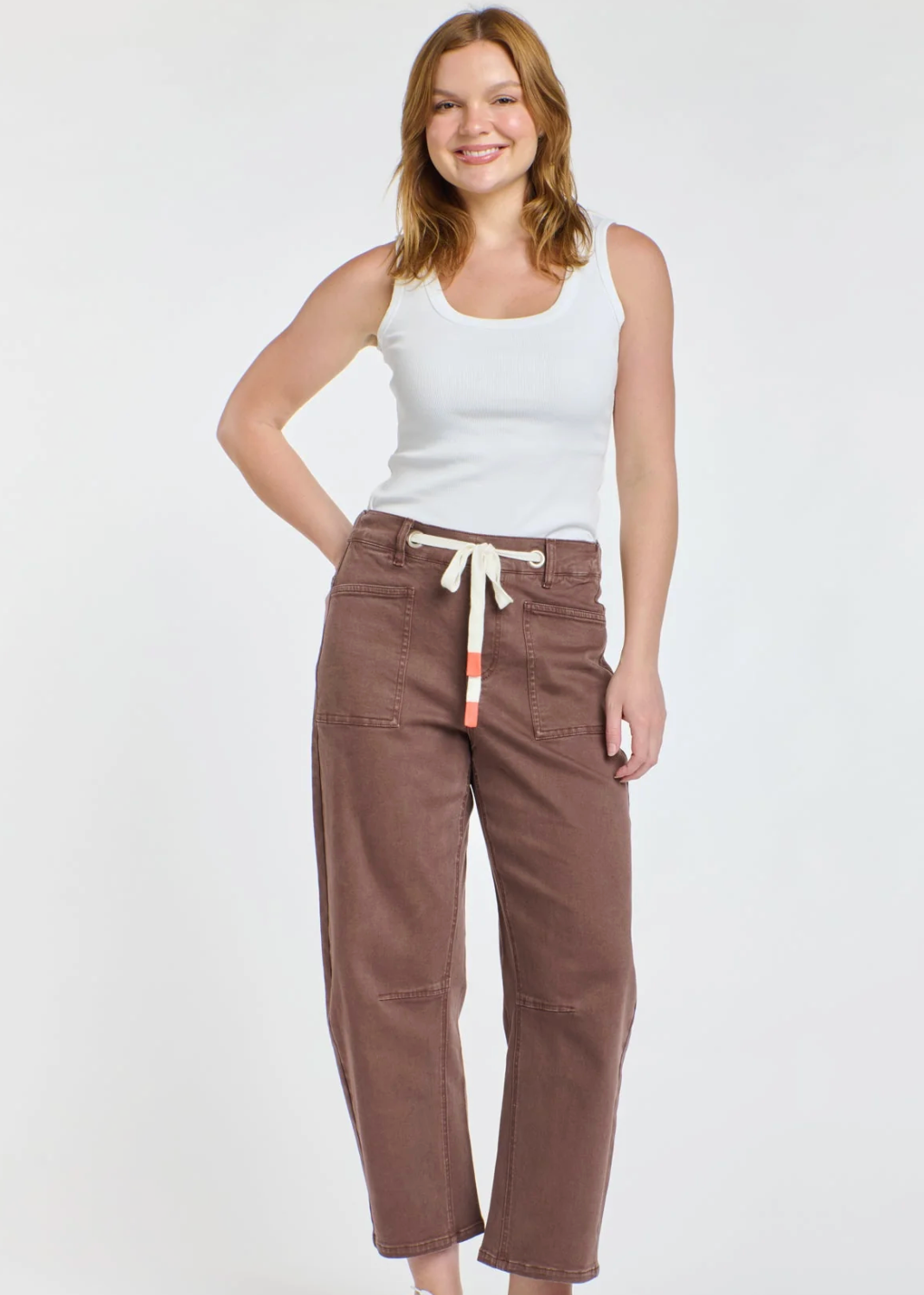 Carter Barrel Jean - Chocolate | Abbey Road Kaikoura