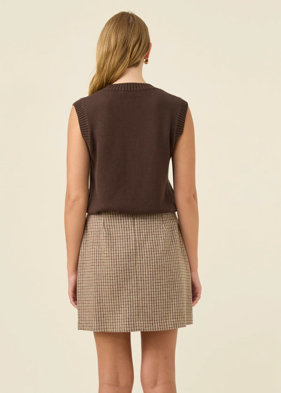 Cassidy Skirt - Taupe  | Abbey Road Kaikoura