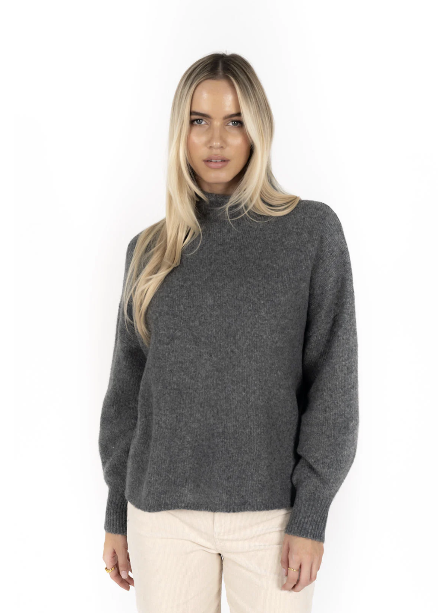 Chantae Jumper - Charcoal | Abbey Road Kaikoura